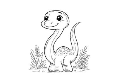 tegning af dinosaur 6 1