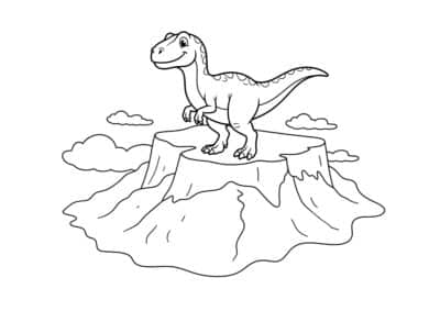 tegning af dinosaur 78