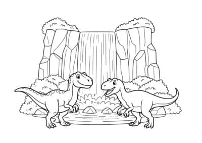 tegning af dinosaur 79