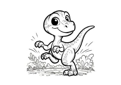 tegning af dinosaur 8 1