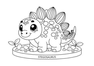tegning af dinosaur 85