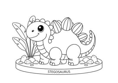 tegning af dinosaur 86