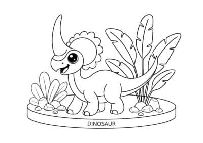tegning af dinosaur 87