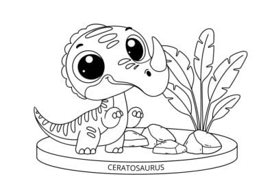 tegning af dinosaur 88