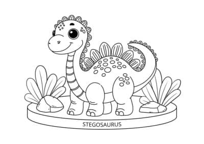 tegning af dinosaur 89