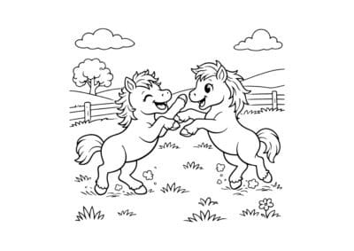 tegning af hest 115