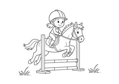 tegning af hest 127