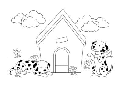 tegning af hund 108