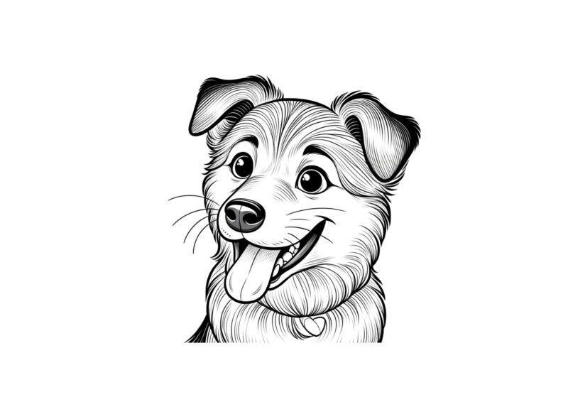 hunde 3 Hundehvalp med store øjne og strittende ører