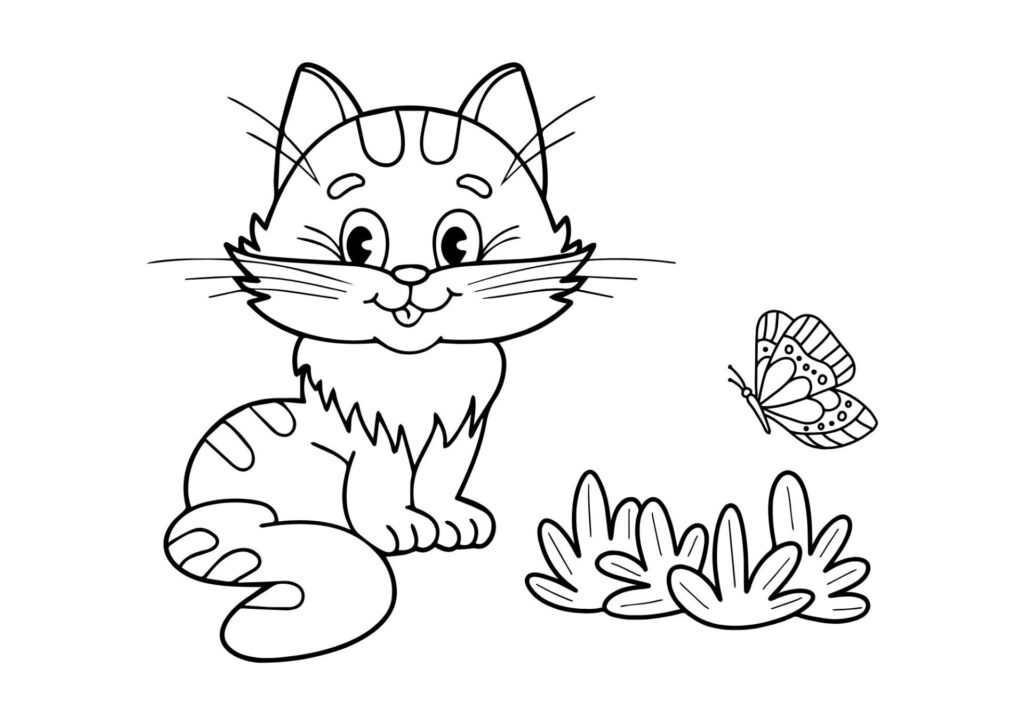 tegning af katte 72
