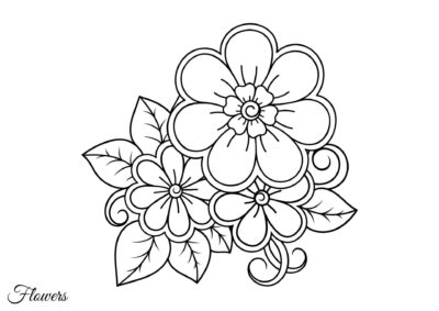 Tegninger af blomster 100 tegning af blomst 69