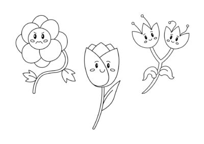 Tegninger af blomster 76 tegning af blomster 71