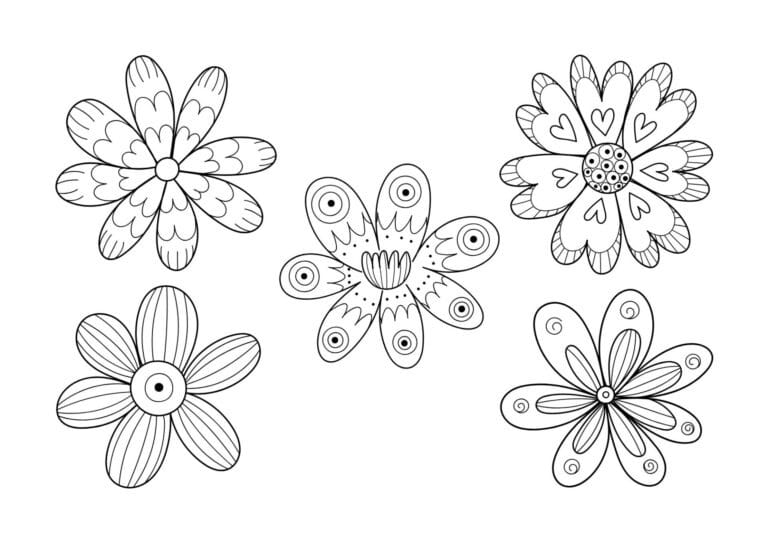 Blomster 8 tegning-af-blomster-mini