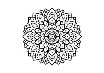 tegning af mandala 13