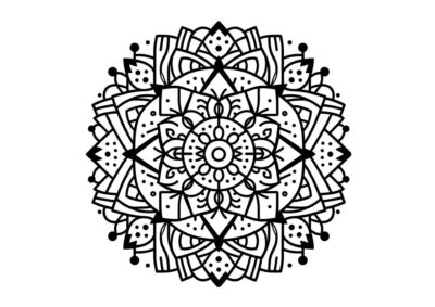 tegning af mandala 14