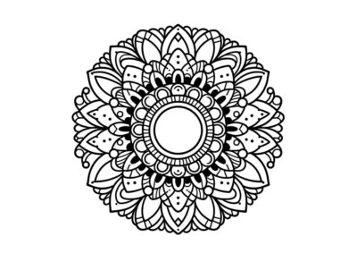 tegning af mandala 15