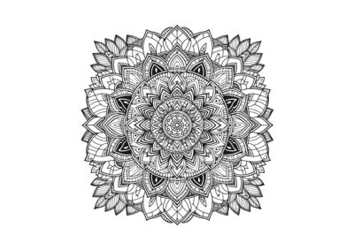 tegning af mandala 17