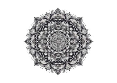 tegning af mandala 21