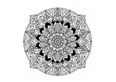 tegning af mandala 23