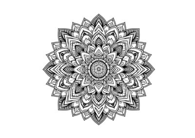 tegning af mandala 26