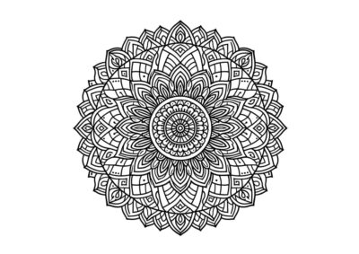 tegning af mandala 3