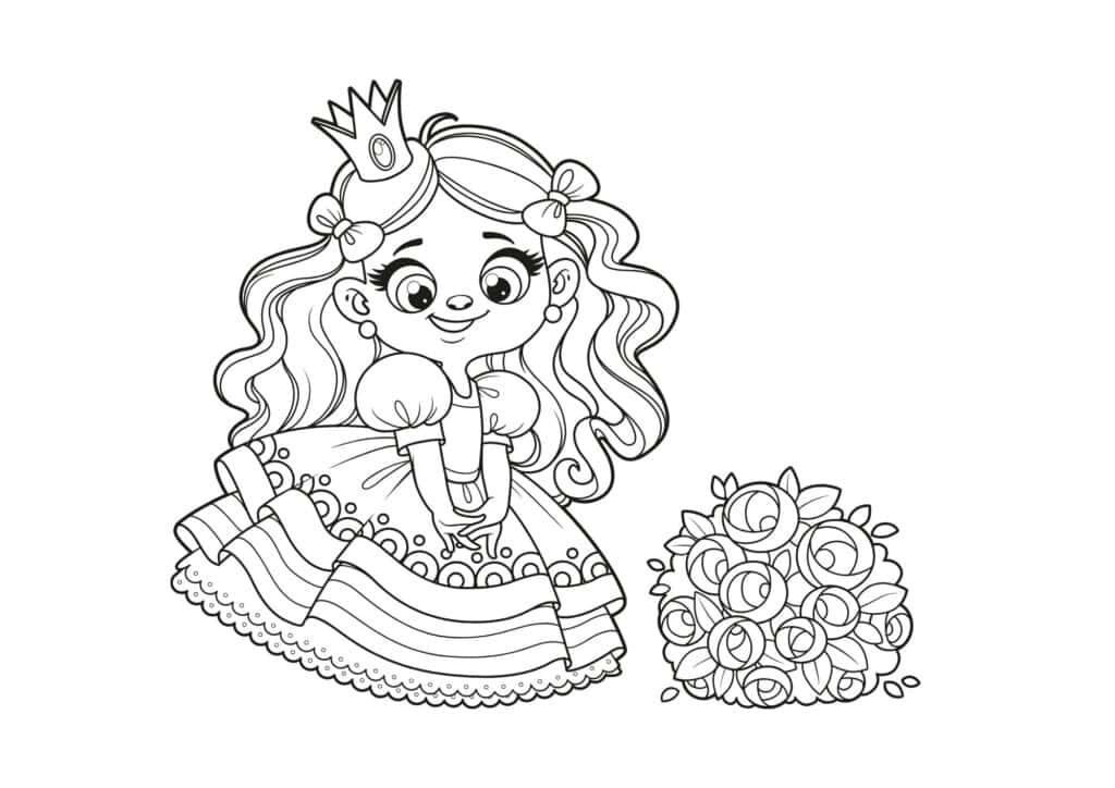 tegning-af-prinsesse-20 tegning af prinsesse 20