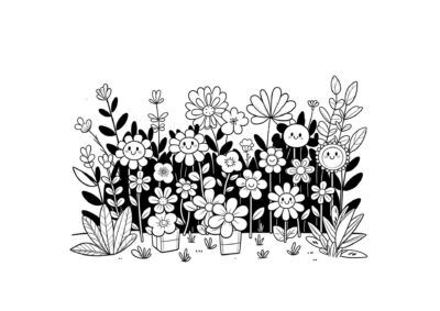 tegning blomster 4