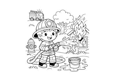 tegning brandmand 35