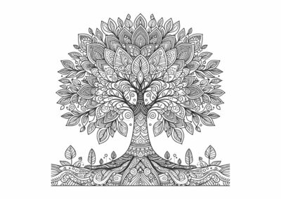 tegning mandala trae 2 1