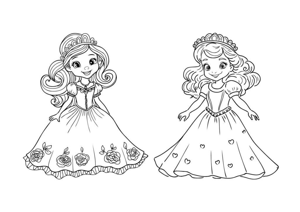 tegning prinsesse 12