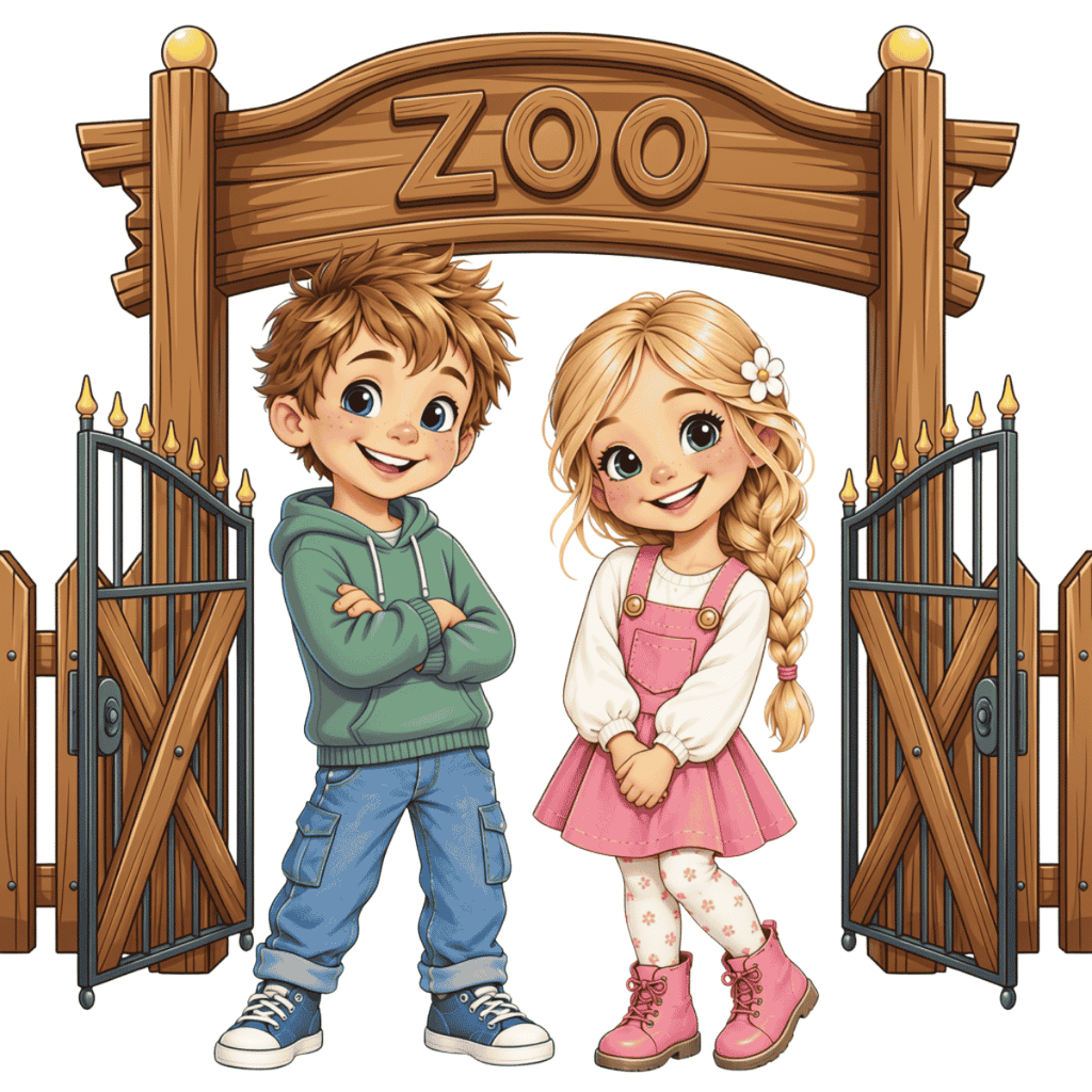 storm og sigga illustration zoo 1
