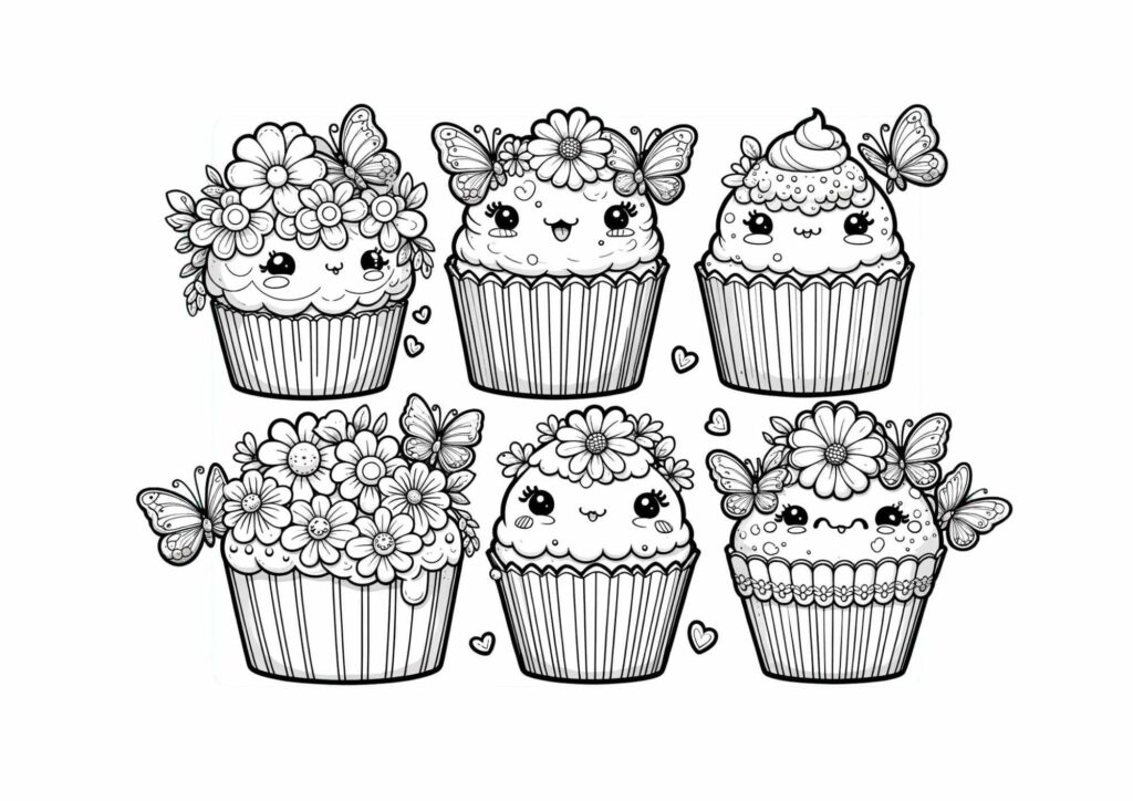 tegning-af-cupcake-15 tegning af cupcake 15