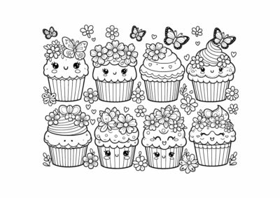 tegning af cupcake 16