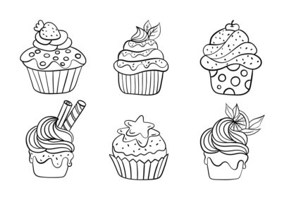 tegning af cupcakes 2 pdf 1