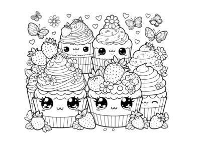 tegning af cupcakes 5