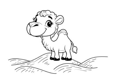 tegning af kamel 3