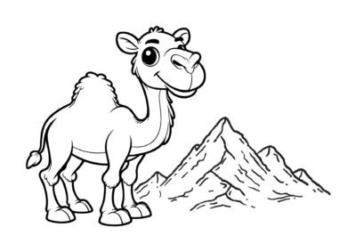 tegning af kamel 6