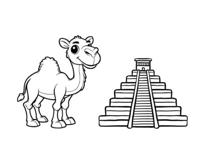 tegning af kamel 8