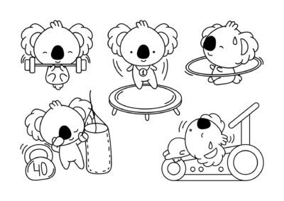tegning af koala 1
