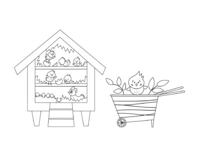 tegning af kylling 2