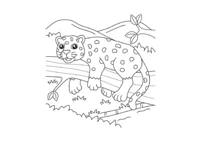 tegning af leopard 1