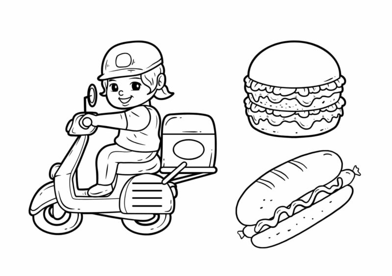 Mad og drikke 3 tegning-fast-food-3