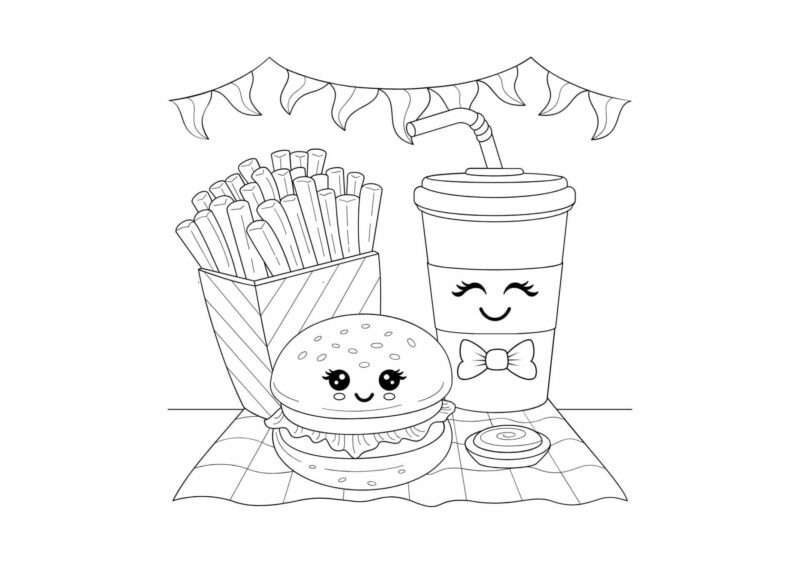 Mad og drikke 23 tegning-fast-food-4