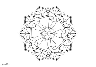 Tegninger af mandalas 103 mandala tegning 136