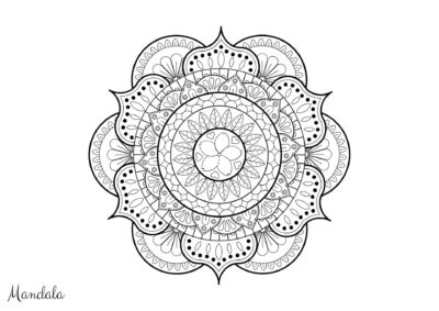 Tegninger af mandalas 94 mandala tegning 139