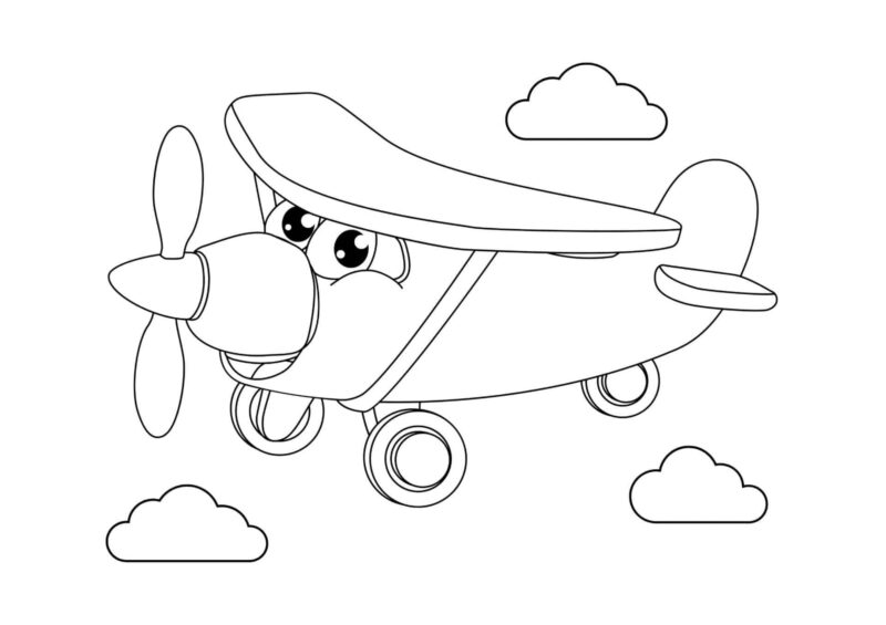Køretøjer 23 tegning-af-fly-8