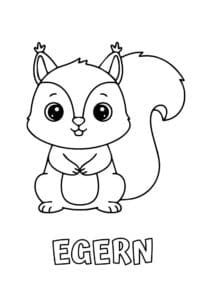 dyr med fem bogstaver egern 1