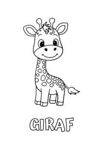 dyr med fem bogstaver giraf 1