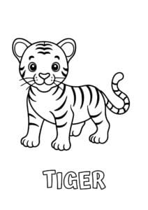 dyr med fem bogstaver tiger 1