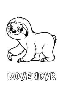 dyr med seks plus bogstaver dovendyr 1